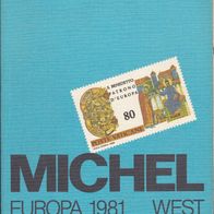 Michel Briefmarken- Katalog Europa West 1981 komplett