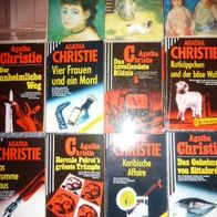 Konvolut 12 Scherz Krimis von Agatha Christie