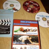 Adaption / Pollock / Der Tintenfisch und der Wal 3 DVD´s