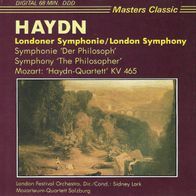 HAYDN - London & Philosopher Symphony MOZART - Haydn Quartett CD DDD new S/ S