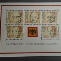 Briefmarke BRD: 1982 - Block 18 - Postfrisch