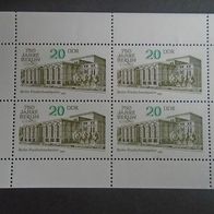 Briefmarke DDR: 1987 - Michel Nr: 3078 - Kleinbogen Postfrisch