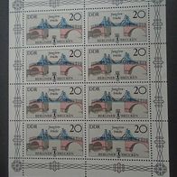 Briefmarke DDR: 1985 - Michel Nr: 2973 II - Kleinbogen Postfrisch