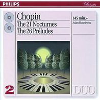 Chopin ?- The 21 Nocturnes / The 26 Préludes (1994) CD Philips Adam Harasiewicz neu