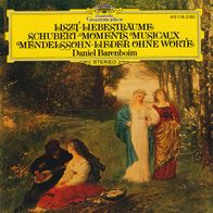 LISZT Liebesträume Schubert Moment Musicaux Mendelssohn Lieder ohne Worte CD S/ S