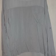 KT Eight2nine Bluse Gr. M 100% Polyester hellgrau dünn Langarm wenig getragen Kleidun