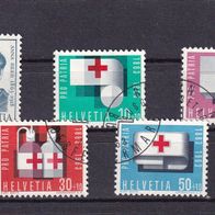 Schweiz MiNr. 775-779 kpl. gestempelt M€ 4,00 #859