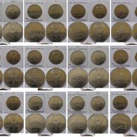 1988-1991, USSR, complete series of 12 pieces 5 ruble coins