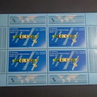 Briefmarke DDR: 1988 - Michel Nr: 3192 - Kleinbogen Postfrisch