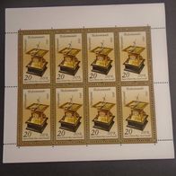 Briefmarke DDR: 1983 - Michel Nr. 2798 - Kleinbogen Postfrisch