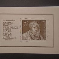 Briefmarke DDR: 1974 - Block 40 - Postfrisch