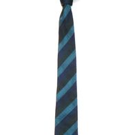 Krawatte Schlips gestreift vorgebunden Seide
