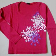 Shirt Top T-Shirt Gr. S weinrot