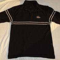 KA Firethorn Poloshirt Gr M schwarz weiße Streifen Golfshirt wenig getragen gut erhal