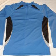 KA James & Nicolson Sportdress Gr. S Trainingspullover blau + Schwarz getragen