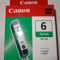 S Canon 6 BCI-6G Originalpatrone grün Tintenpatrone 13ml Druckerpatrone unbenutzt Dru