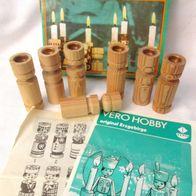DDR VERO Hobby Kerzenkind * Holz Kerzenhalter zum Bemalen * Seiffen Erzgebirge