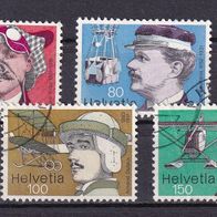 Schweiz MiNr. 1090-1093 kpl. gestempelt M€ 5,00 #G62a