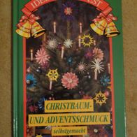 buch Christbaum Advents Schmuck Weihnachten