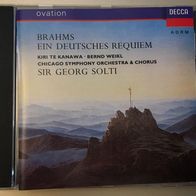 Brahms Ein Deutsches Requiem CD Kiri Te Kanawa Bernd Weikl Chicago Symphony Solti neu