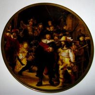 Nachtwache Rembrandt - Porzellan Teller vom Seltmann Weiden