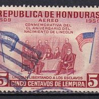 Honduras, 1959, Lincoln, 1 Briefm., gest.
