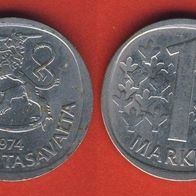 Finnland 1 Markka 1974