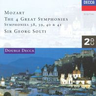 Mozart - The 4 Great Symphonies (38, 39, 40 & 41) CD Georg Solti Chicago SO neu S/ S