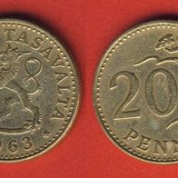 Finnland 20 Penniä 1963