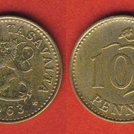 Finnland 10 Penniä 1963