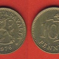Finnland 10 Penniä 1976