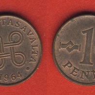 Finnland 1 Penni 1964