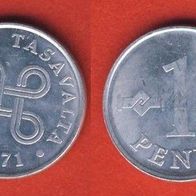 Finnland 1 Penni 1971
