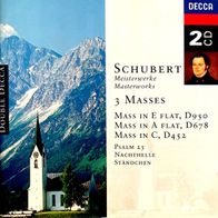 Schubert - 3 Masses 2CD The Choir of St. John´s College Cambridge neu S/ S