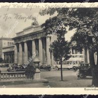 Ak Berlin: Brandenburger Tor 1930 / Stempel Tegel
