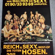 Original Poster Plakat - DTH Die Toten Hosen : Reich & Sexy