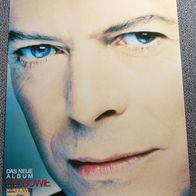 Original Poster Plakat - David Bowie : Bowie is back