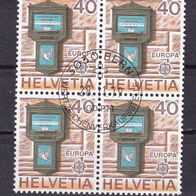 Schweiz MiNr. 1154 Viererblock gestempelt M€ >1,60 #1338f