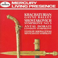 Khachaturian Gayane / Shostakovich Symphony No. 5 CD LSO Dorati neu S/ S