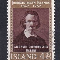Island, 1963, Mi 368, Nationalmuseum, 1 Briefm., gest.
