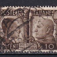 Italien, 1941, Mi 623, Hitler-Mussolini, 1 Briefm., gest.
