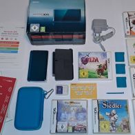 Nintendo 3DS (Aqua Blue) mit Zubehörpaket