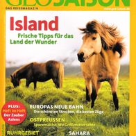 Island Frische Tipps für ... GEO SAISON Reisemagazin August 2007 - neuwertig -