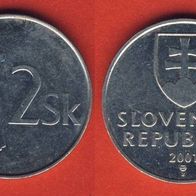 Slowakei 2 Koruny 2001