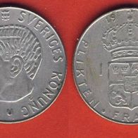 Schweden 1 Krone 1963 Silber
