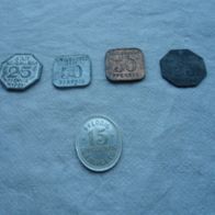 5x Münzen Mühlheim a .d Ruhr