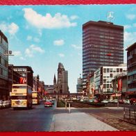 alte Farb Postkarte AK Ansichts Karte 60er Jahre Berlin Tauentzien