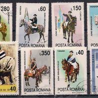 Briefmarken Motiv : 8 x Pferde