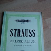 Strauss Walzeralbum Heft 1 Edition Peters 4318a