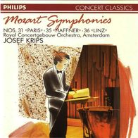 Mozart Symphonies Nos.31, 35, 36 CD Royal Concertgebouw Orchestra / Josef Krips S/ S